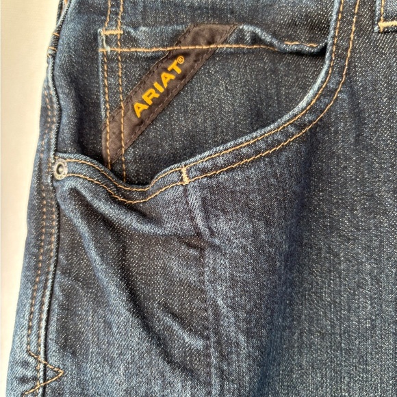 Ariat Men's Straight Leg Blue Jeans - Picture 2 of 16